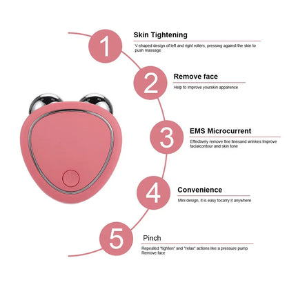 Electric Facial Lifting Roller EMS Massager