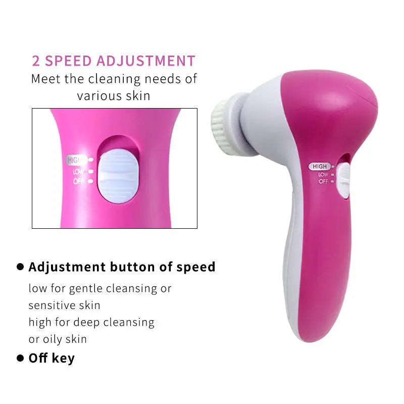 5 IN 1 Face Cleansing Brush