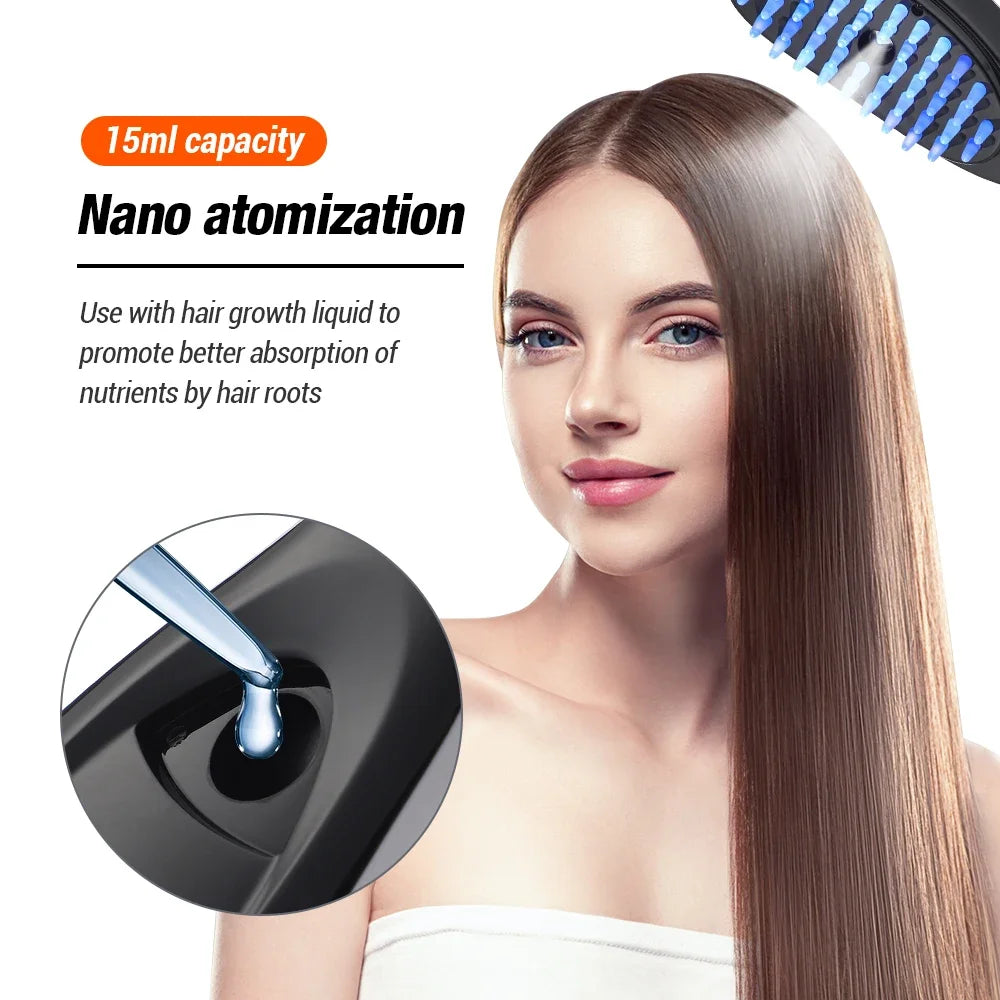 Electric Spray Massage Comb Hair